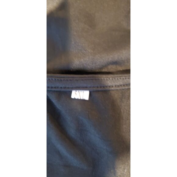 UNBRANDED DRESS BLACK SHORT SLEEVE POLYESTER POCKETS SIZE 5X(4X) - Picture 5 of 7